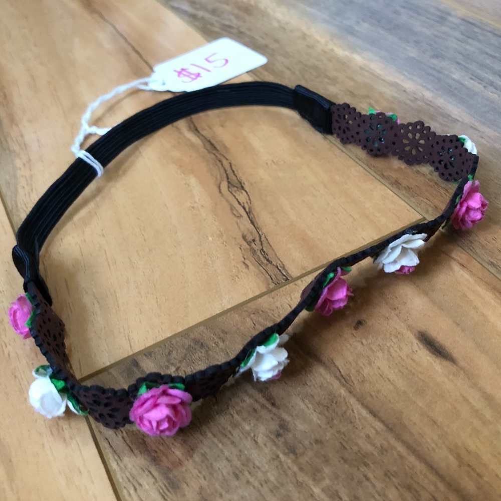 Mini Halo Floral Handmade Headbands-OS
